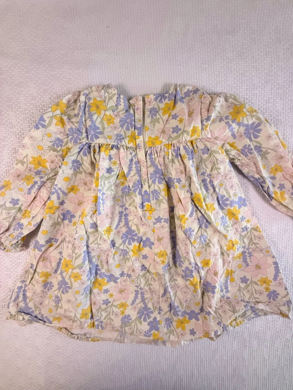JOE FRESH Long Sleeve Floral Summer Dress | 4T - Picture 4 of 5